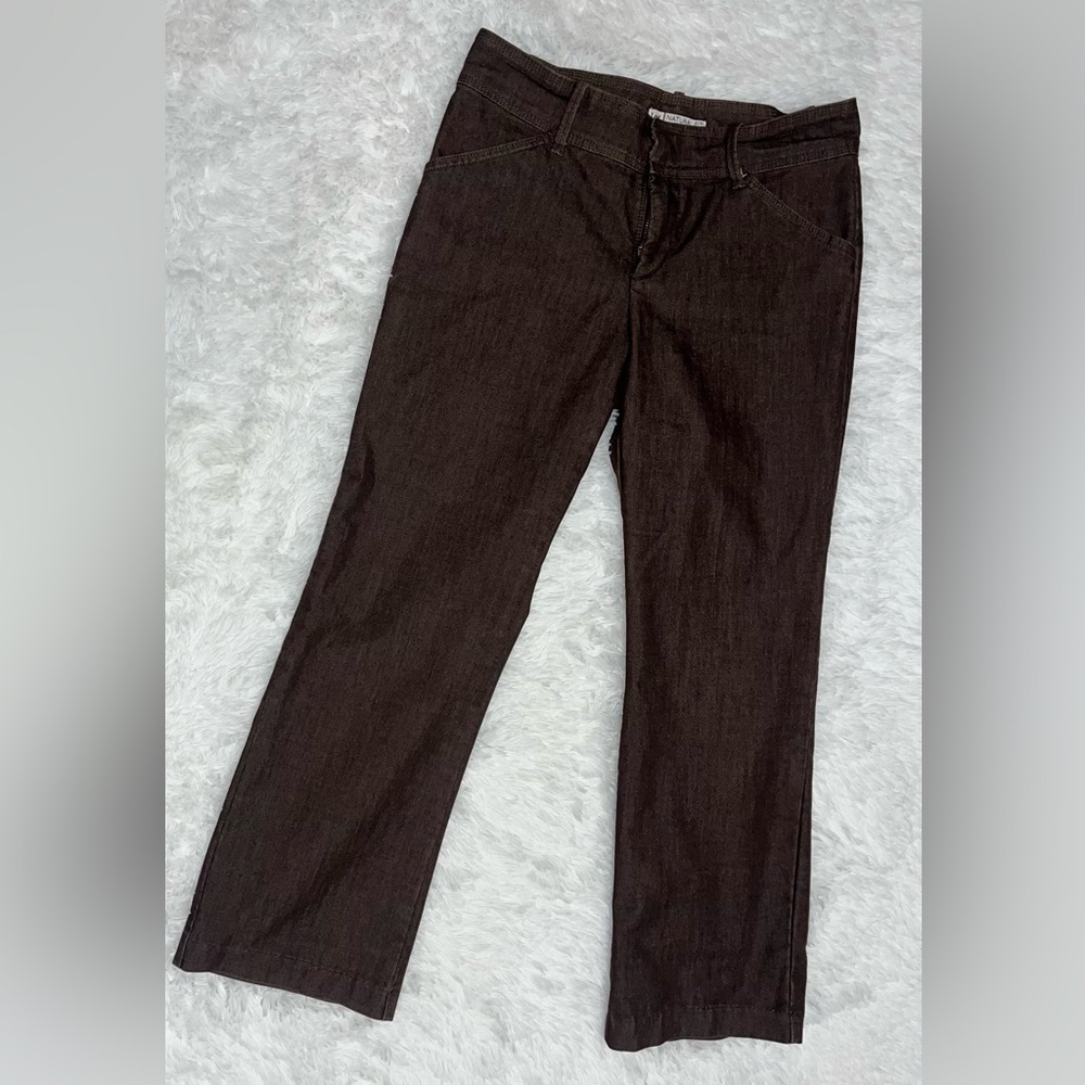 Lee Natural Fit Just Below the Waist Brown Pants